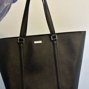 Kate Spade - Black Tote Bag - as is condition- broken zipper